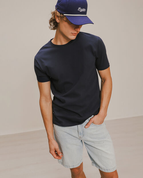 Playera Básica Azul
